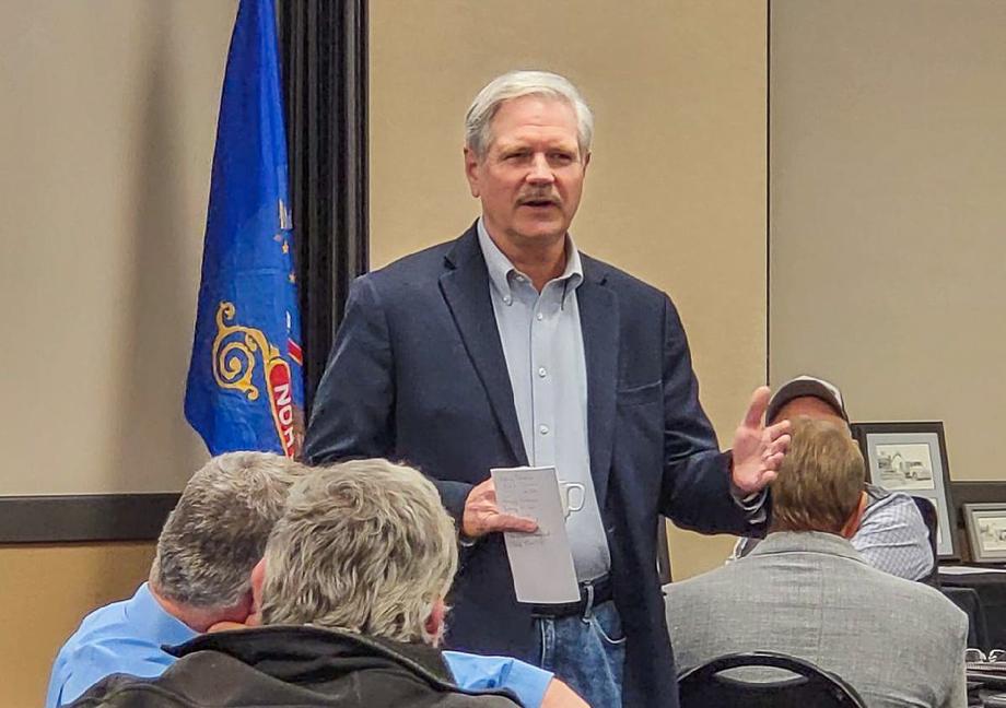 November 2021 – Senator Hoeven addresses the Independent Beef Association of North Dakota annual meeting.