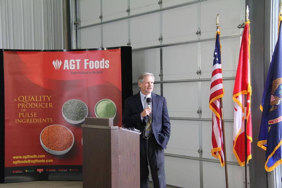 United Pulse Facility Dedication-August 2013- Senator Hoeven joins United Pulse Trading in dedicating the new $30 million pulse processing facility in Minot. 