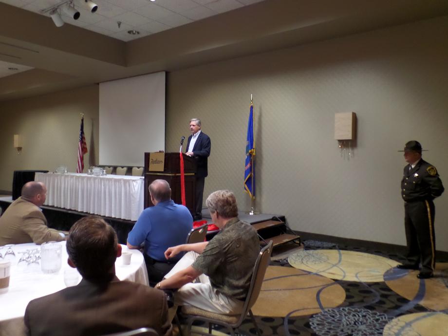 North Dakota Sheriffs Conference-September 2013- Senator Hoeven thanks the state's law enforcement officers for their work and speaks at the North Dakota Sheriffs Conference.