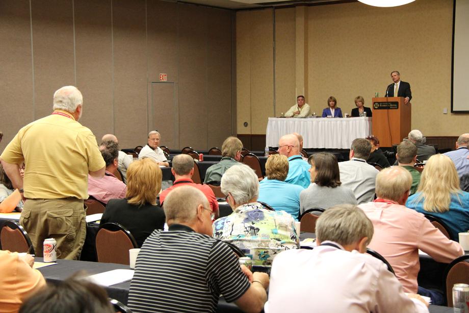 Long Term Care Associations Meeting-September 2011- Senator Hoeven meets with the North Dakota Long Term Care Associations in Bismarck.
