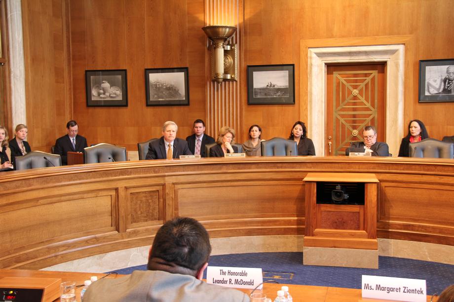 Indian Affairs Child Safety Hearing-April 2014- Senator Hoeven speaks at an Indian Affairs Committee hearing about his Native American Children's Safety Act, which implements minimum protections for Native American children placed by tribal courts into the tribal foster care system.