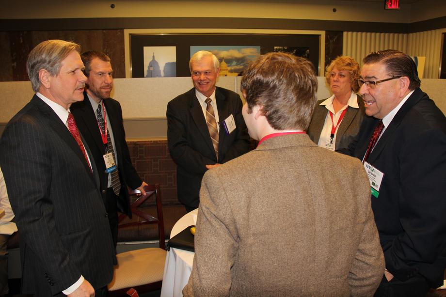 North Dakota Telecom Co-Op-April 2014- Senator Hoeven meets with members of the North Dakota Telecom Cooperatives during their annual visit to Washington, DC.