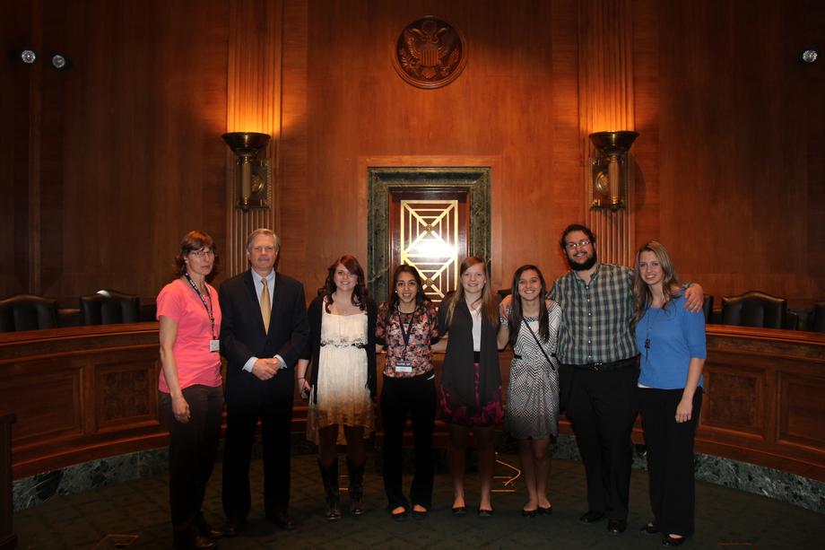 Bottineau High School-April 2014- Senator Hoeven meets with students from Bottineau High School.