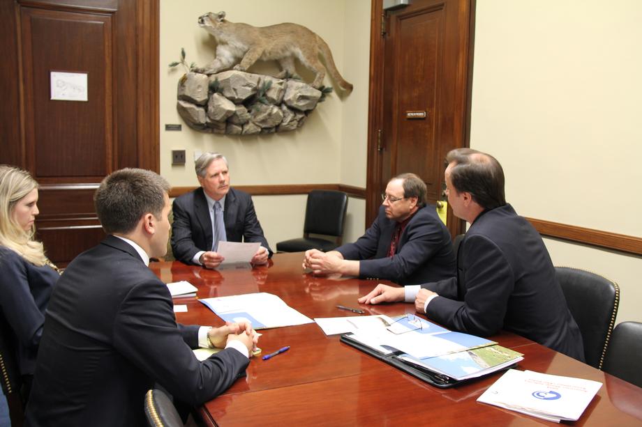 American Sheep Industry Association-May 2014 - Senator Hoeven meet with North Dakota members of the American Sheep Industry Association. 