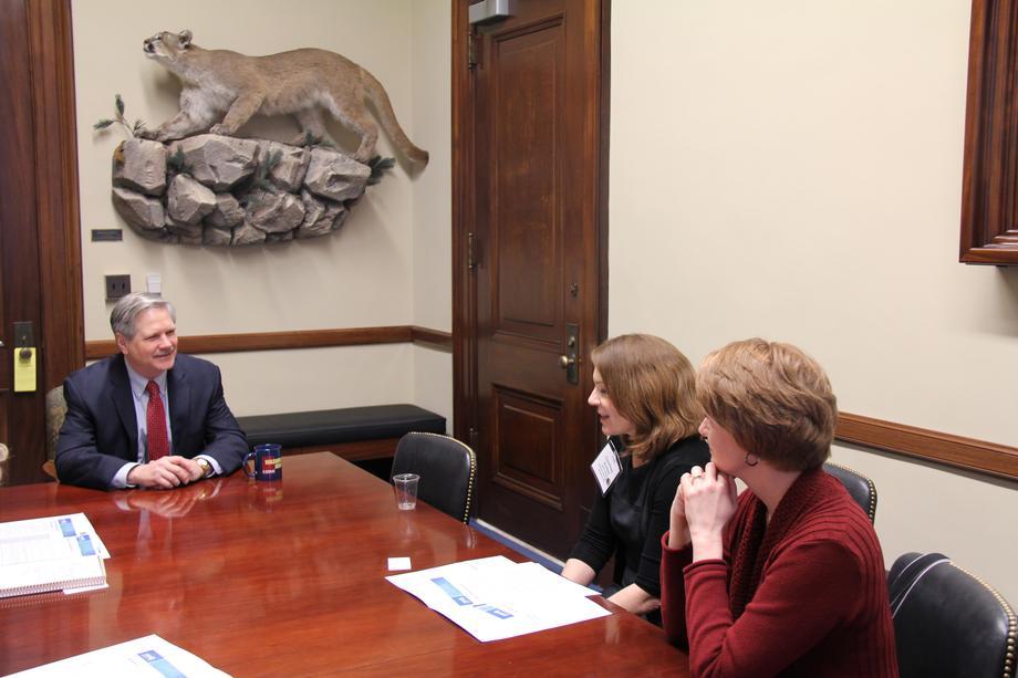 ND Medical Association-February 2016 - Senator Hoeven meets with members of the ND Medical Association 