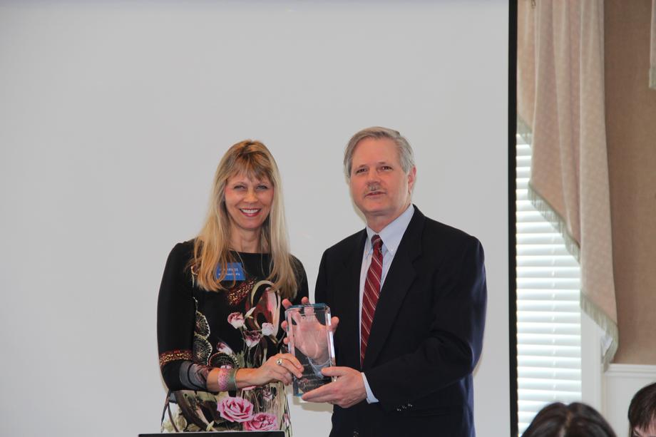 ND PTA 'Friend of the Child' Award-March 2015 - Senator Hoeven receives the 'Friend of the Child' Award from the North Dakota Parent Teacher Association in recognition of his support of child-related legislation