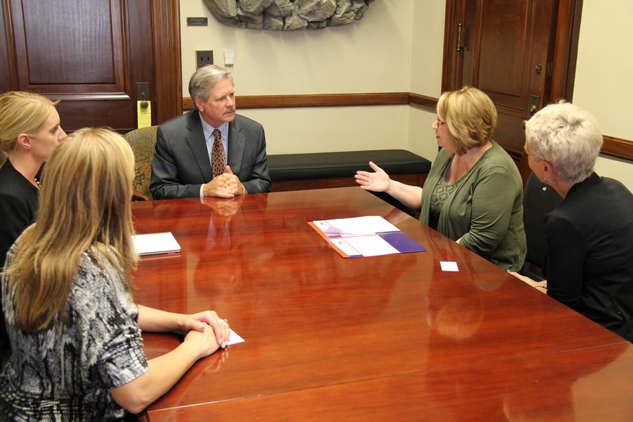 North Dakota Nurses Association-July 2015 - Hoeven meets with representatives from the North Dakota Nurses Association 