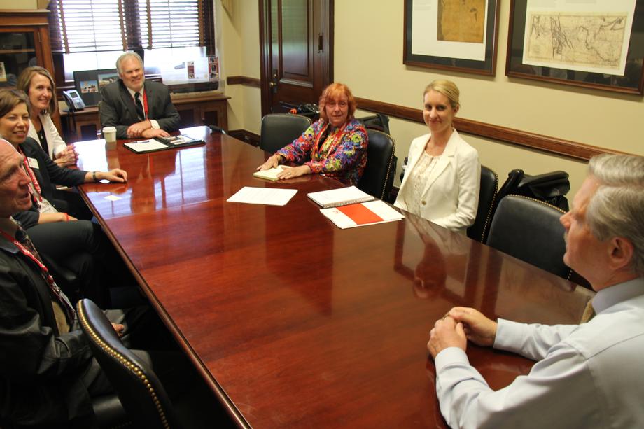 ALS Association-May 2015 - Senator Hoeven meets with the ALS Association during ALS Advocacy Day 2015