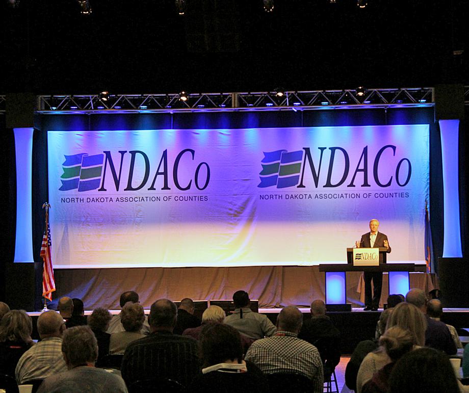 North Dakota Association of Counties' ( NDACo) Annual Conference & Expo-October 2015 - Hoeven outlines the Senate's new six-year highway bill at the North Dakota Association of Counties' ( NDACo) Annual Conference & Expo