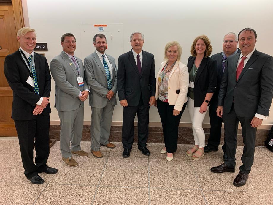 July 2022 - Senator Hoeven meets with members of the ND Corn Growers Association.
