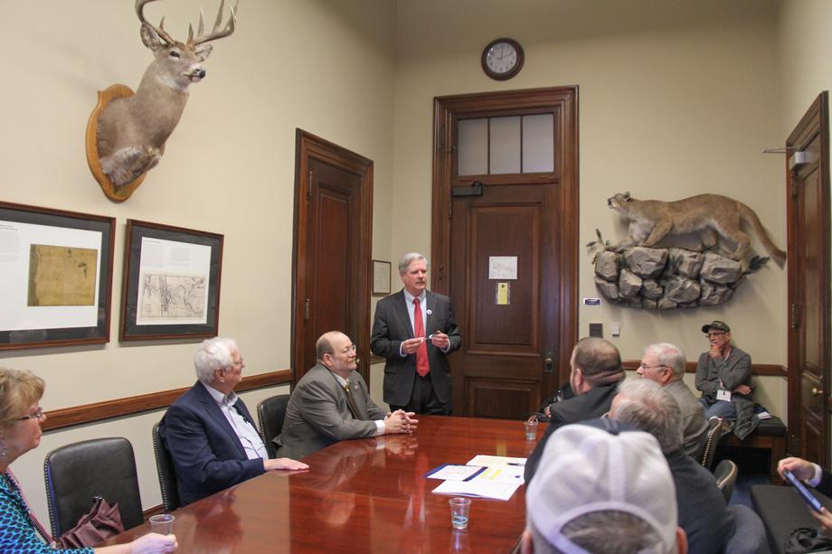 February 2019 - Senator Hoeven meets with representatives from North Dakota Rural Water.